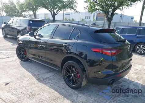 2019 Alfa Romeo Stelvio Ti Sport Awd from USA, damaged, VIN ZASPAKBN6K7C46780